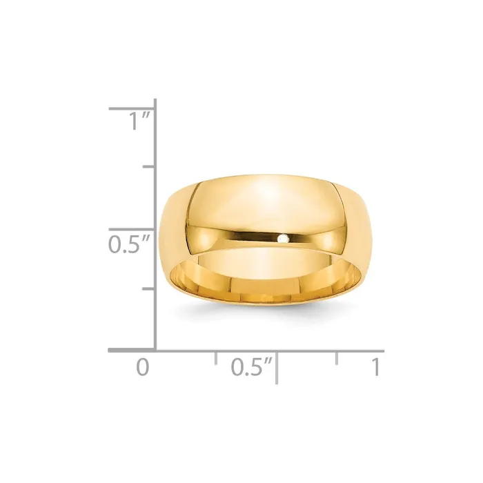Goldia Rings Solid 18K Yellow Gold 8mm Light Weight Comfort Fit MensWomens Wedding Band Ring Size 12 Goldia Rings Solid 18K Yellow Gold 8mm Light Weight Comfort Fit MensWomens Wedding Band Ring Size 12