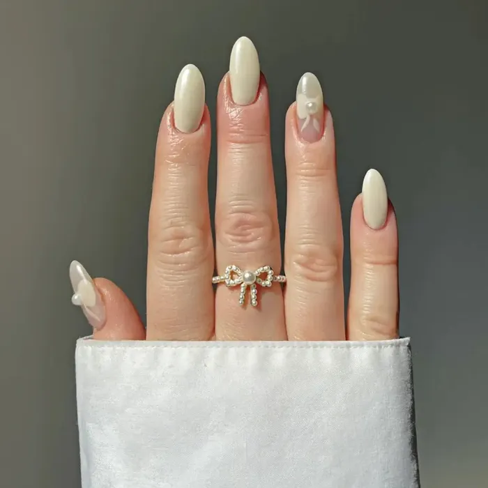Trendolla Jewelry Earrings Coquette Charm Dainty Pearl Ring Bracelet Necklace Delicate Stud Earrings Set designed by Katie