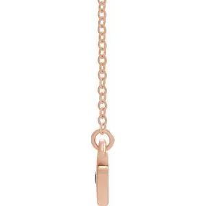 Necklaces WB Choice Jewelry 14K Rose Blue Zircon Heart 16 Necklace 8633560058PSTWBC Necklaces WB Choice Jewelry 14K Rose Blue Zircon Heart 16 Necklace 8633560058PSTWBC