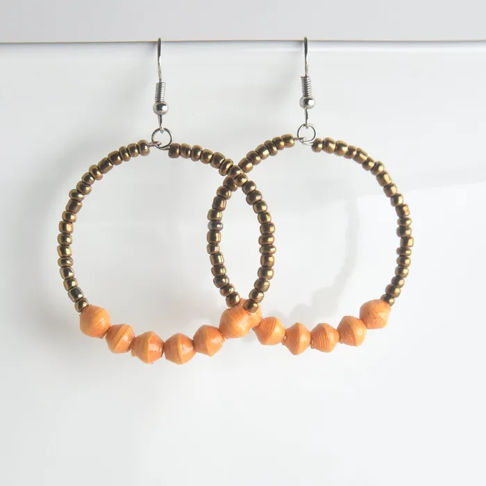 projecthavehope2 PreStyled Sets Duara Circle Hoops Gold