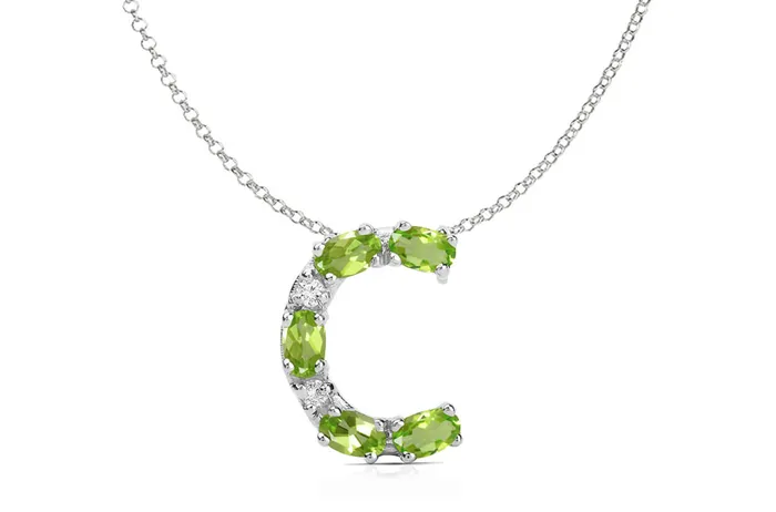 Albert Hern Necklaces Pendant Letter C Initial 18kt Gold