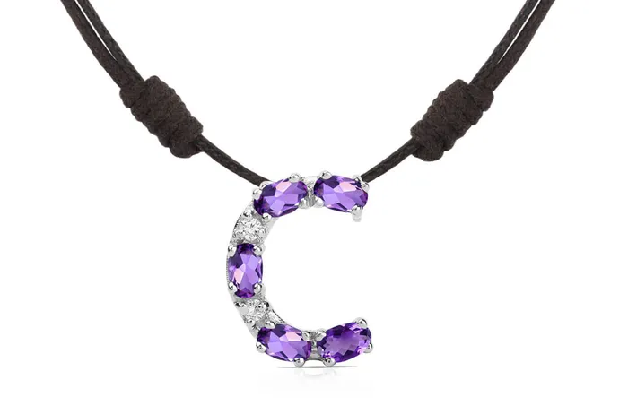 Albert Hern Necklaces Pendant Letter C Initial 18kt Gold