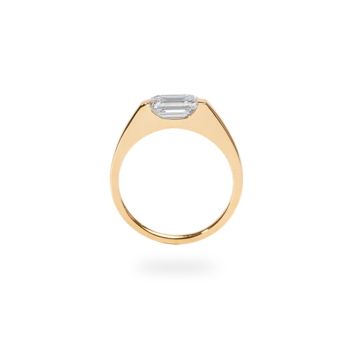 Facet 1ct Emerald Ring PRMAL Rings Facet 1ct Emerald Ring PRMAL Rings