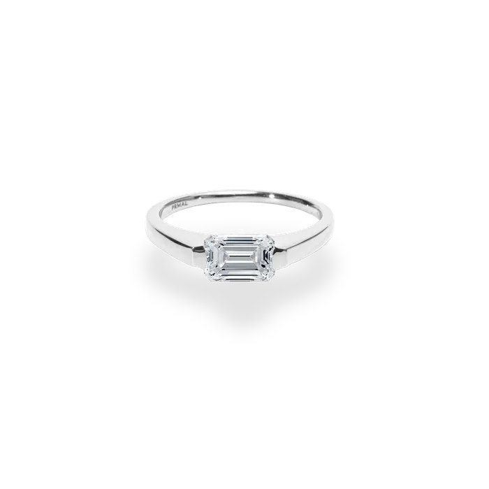 Facet 1ct Emerald Ring PRMAL Rings Facet 1ct Emerald Ring PRMAL Rings