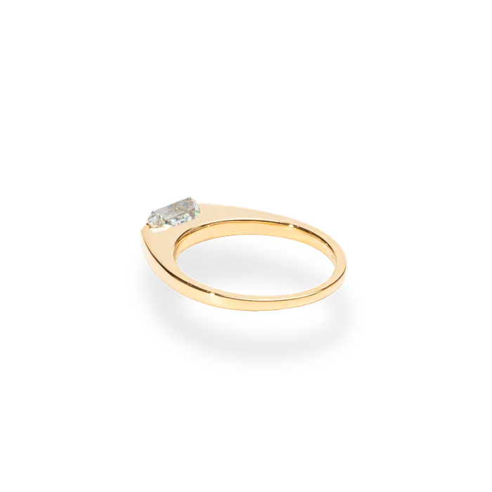Facet 1ct Emerald Ring PRMAL Rings Facet 1ct Emerald Ring PRMAL Rings