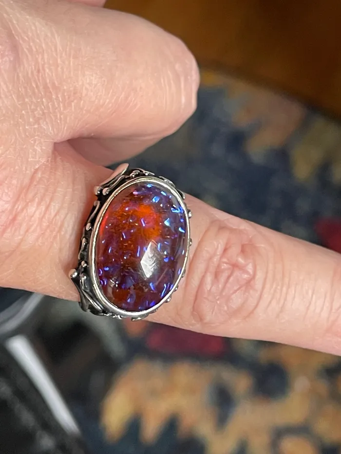 Rings Love Vintage Paris Dragons Breath Ring Sterling Silver Vintage Rings Love Vintage Paris Dragons Breath Ring Sterling Silver Vintage
