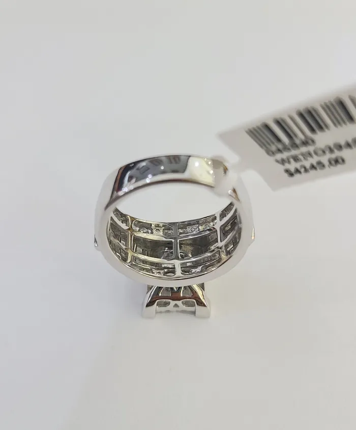 Gold and Diamond Rings REAL 10k White Gold Diamond Ring Wedding Engagement Ring Genuine Bridal