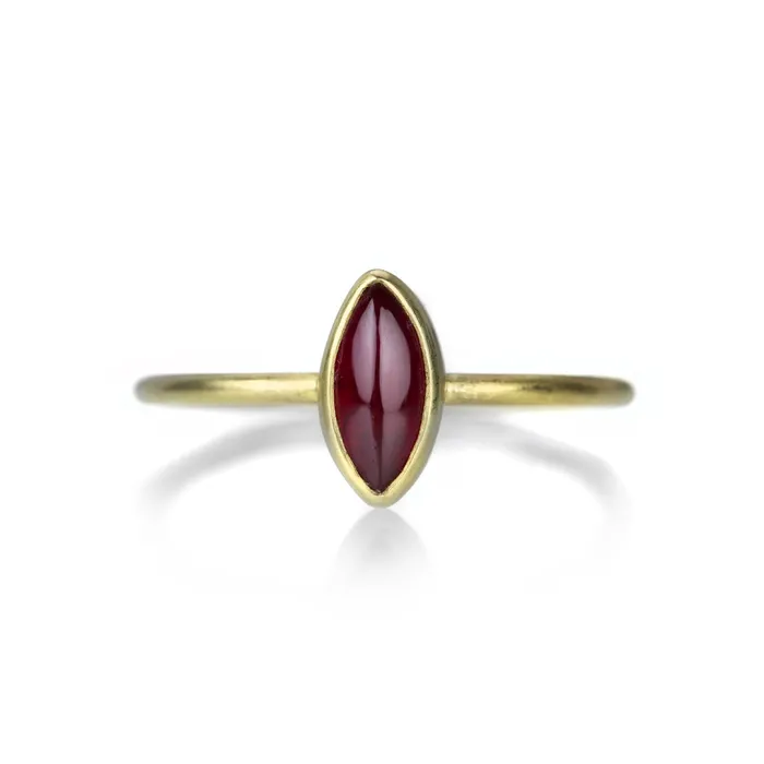 Rings Gabriella Kiss Marquise Shaped Ruby Ring