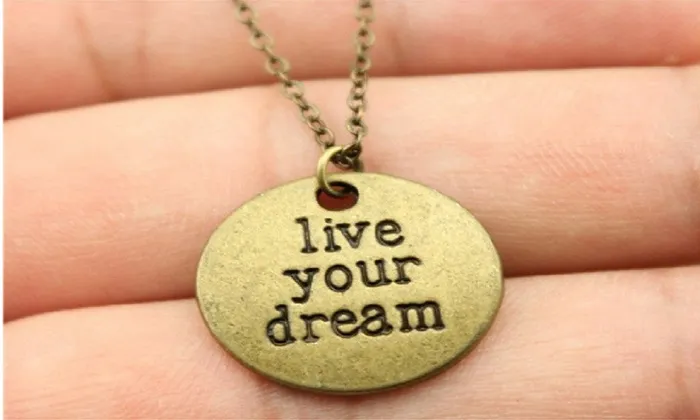 Antique Bronze Color Live Laugh LoveLive Your Dream Pendant Necklace sparklingselections Necklaces Antique Bronze Color Live Laugh LoveLive Your Dream Pendant Necklace sparklingselections Necklaces
