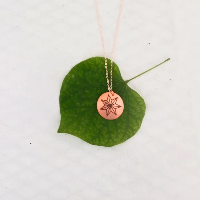 Cherokee Copper Necklaces Large Cherokee Star Necklace