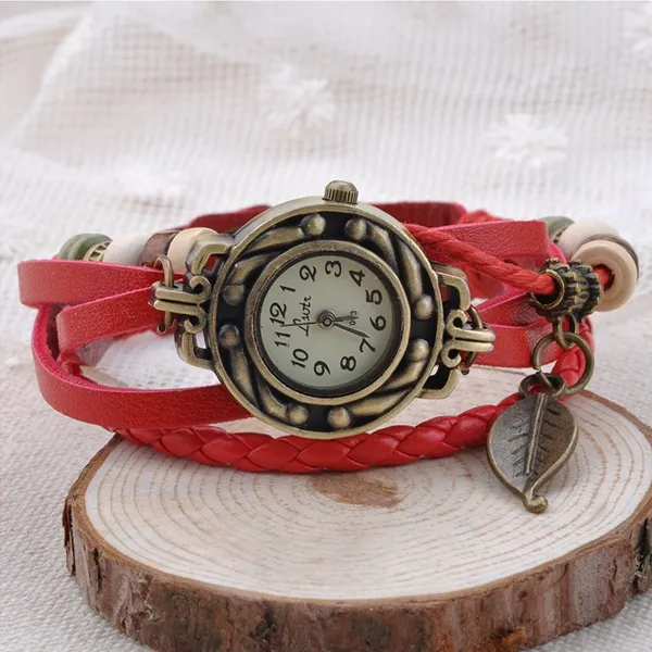Leaf Vintage Wrap Watch Ashley Jewels Watches
