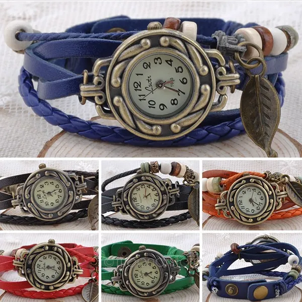Leaf Vintage Wrap Watch Ashley Jewels Watches