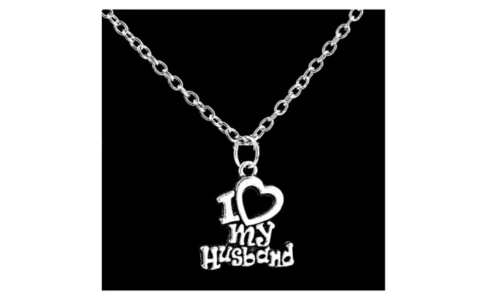 Necklaces I Love My Husband Silver Plated Heart Pendant Necklace sparklingselections Necklaces I Love My Husband Silver Plated Heart Pendant Necklace sparklingselections