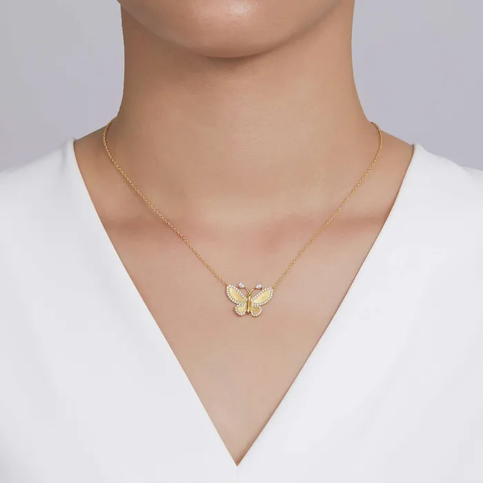 Necklaces Lafonn Butterfly Necklace