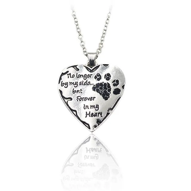 Necklaces sparklingselections No Longer by My Side but Forever in My Heat Paw Claw Shape Pendant Necklace Hot Sale Women Necklace Jewelry