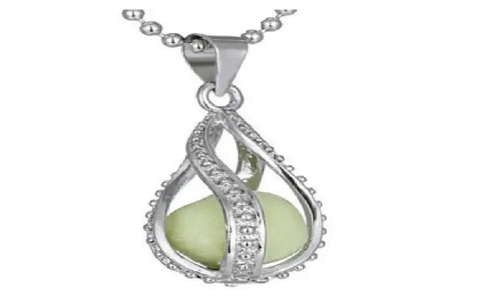 Necklaces sparklingselections The Little Mermaids Teardrop Glow in Dark Pendant Necklace Engagement Wedding Women Jewelry