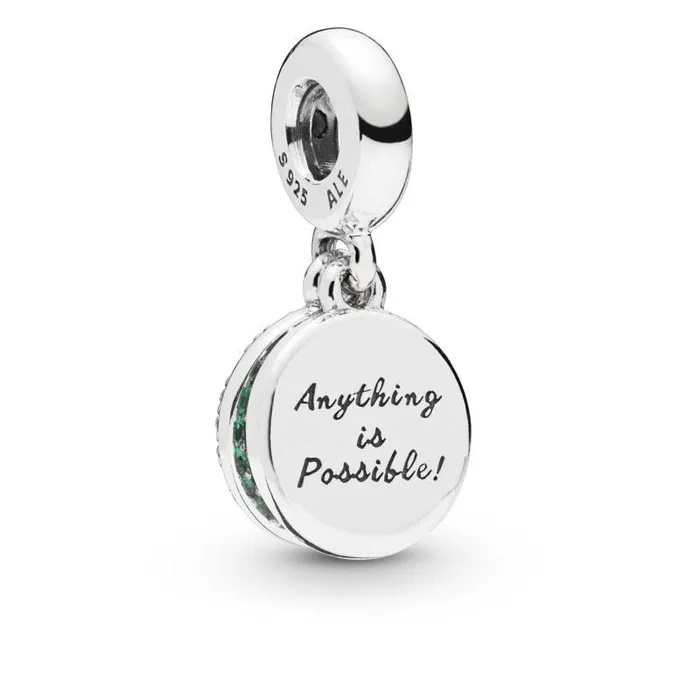 Pandora Pandora Dazzling Clover Dangle Charm Charm Necklaces Pandora Pandora Dazzling Clover Dangle Charm Charm Necklaces