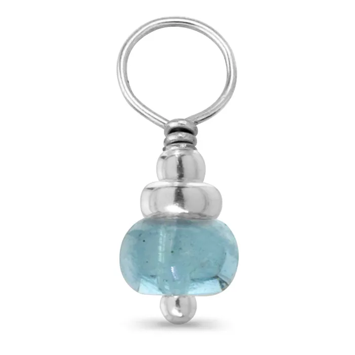 Rings Elisa Ilana Genuine Birthstone Sterling Silver Dangle Charm