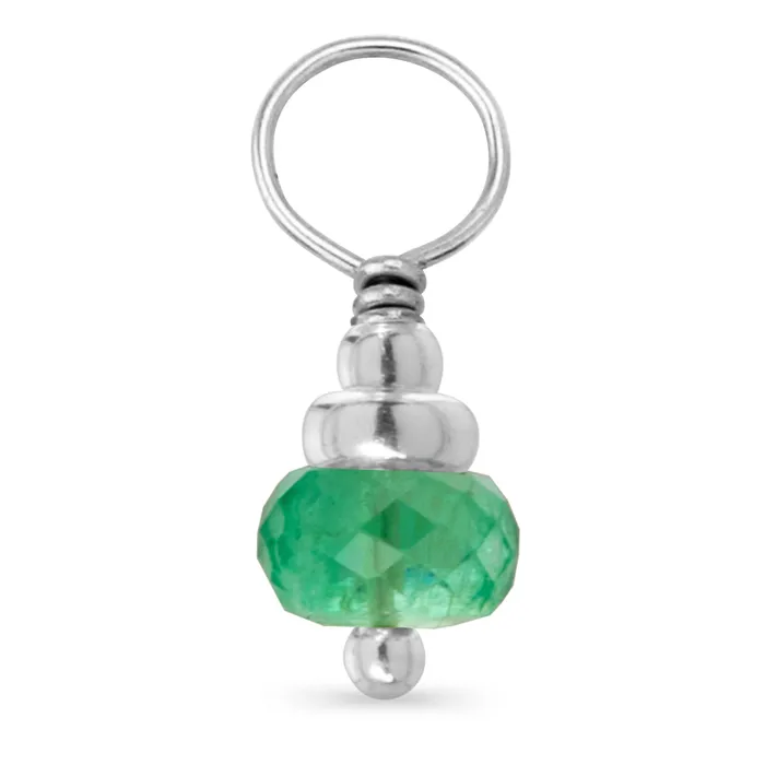 Rings Elisa Ilana Genuine Birthstone Sterling Silver Dangle Charm