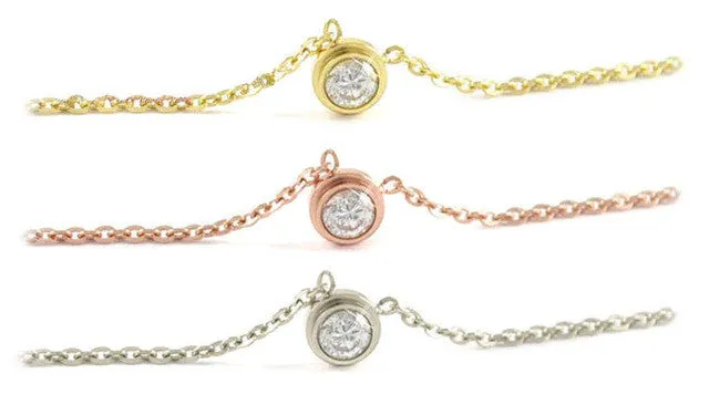 sparklingselections Necklaces Elegant Women Gold Pendant Necklace with AAA CZ Stone sparklingselections Necklaces Elegant Women Gold Pendant Necklace with AAA CZ Stone