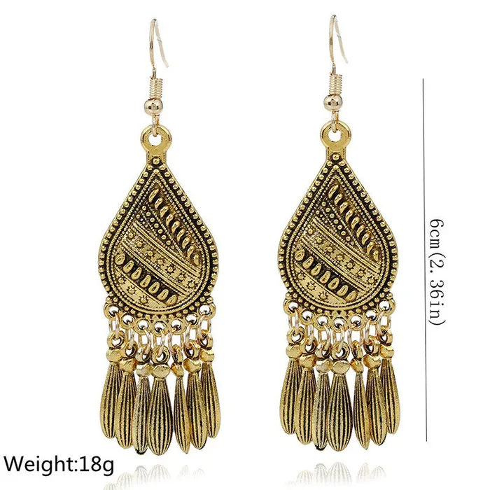 Vintage Tassel Dangle Earrings for Women sparklingselections Earrings