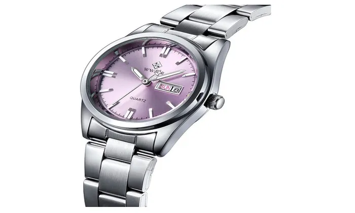 Watches sparklingselections New Luxury Brand Womens Quartz Watch Date Day Clock Stainless Steel Watch Ladies Fashion Casual Watch Women Wrist Watches