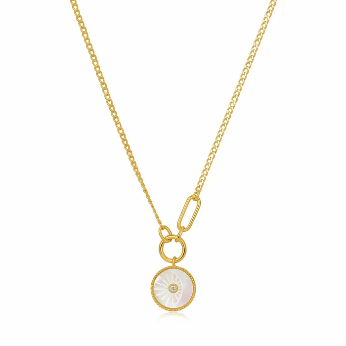Wild Soul Eclipse Emblem Gold Necklace Ania Haie Necklaces