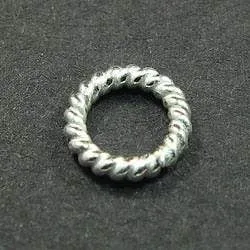 6mm Sterling Silver Twisted Jumpring 25 pcs per bag Beadsofcambaycom Rings 6mm Sterling Silver Twisted Jumpring 25 pcs per bag Beadsofcambaycom Rings