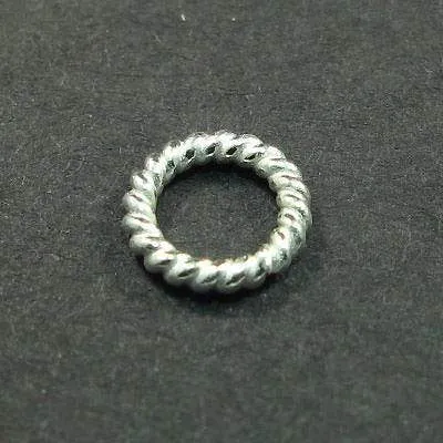 6mm Sterling Silver Twisted Jumpring 25 pcs per bag Beadsofcambaycom Rings 6mm Sterling Silver Twisted Jumpring 25 pcs per bag Beadsofcambaycom Rings