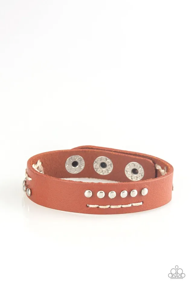Always An Adventure Brown Bracelet Jewelry by Bretta Paparazzi Accessories Bracelets