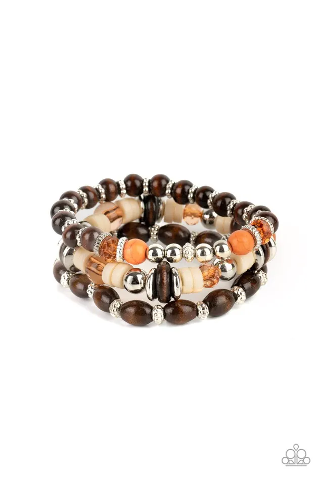 Belongs In The Wild Multi Bracelet Jewelry by Bretta Paparazzi Accessories Bracelets