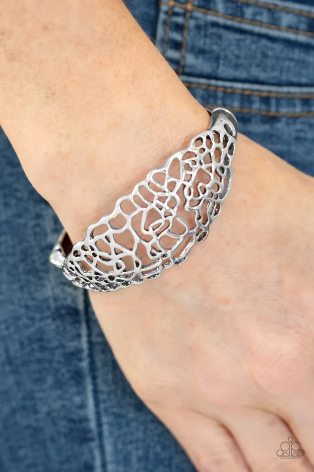 Bracelets Airy Asymmetry Silver Bracelet Jewelry by Bretta Paparazzi Accessories Bracelets Airy Asymmetry Silver Bracelet Jewelry by Bretta Paparazzi Accessories