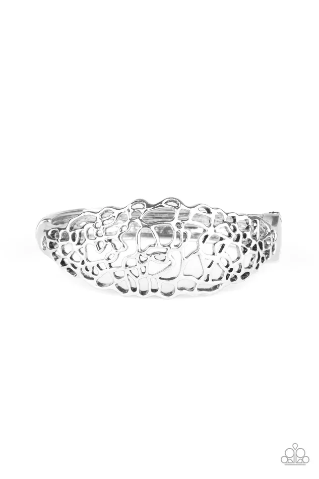 Bracelets Airy Asymmetry Silver Bracelet Jewelry by Bretta Paparazzi Accessories