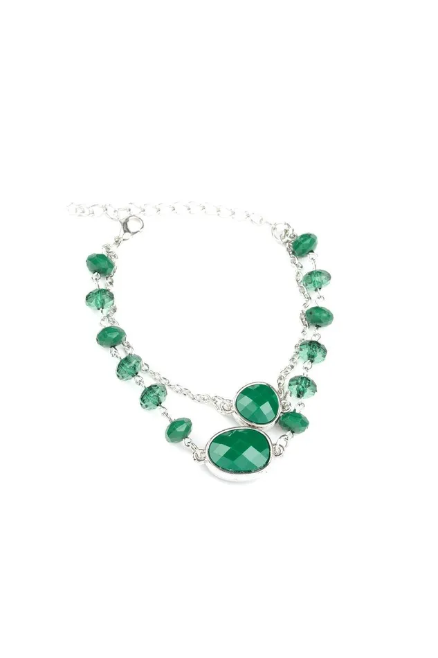 Bracelets Crowd Pleaser Green Bracelet Jewelry By Bretta Paparazzi Accessories