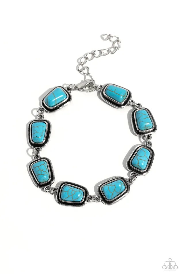 Bracelets Paparazzi Accessories Chasing Canyons Blue Bracelet Jewelry by Bretta