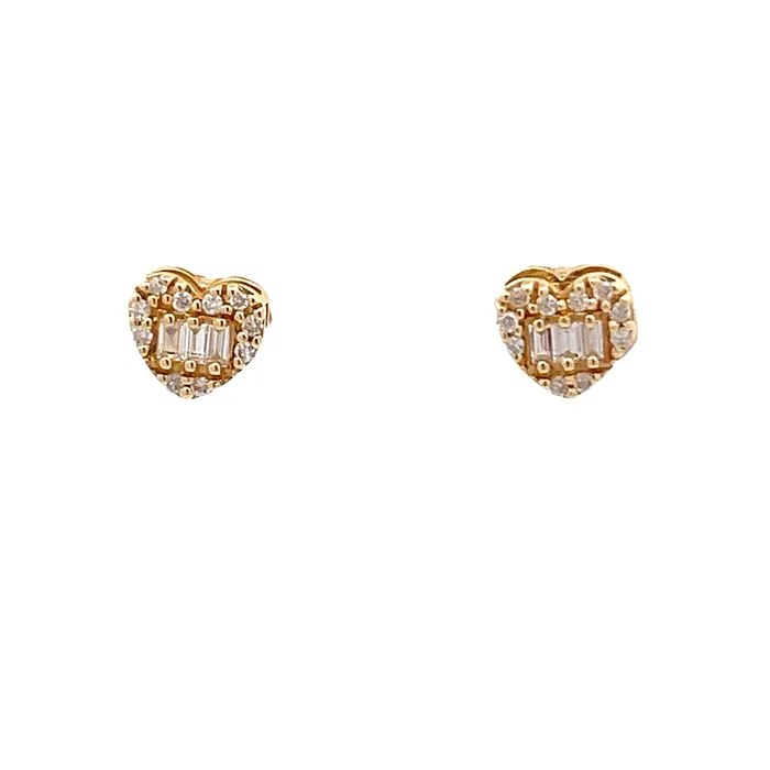 Earrings YaninaCo Jewelry Diamond Love Earrings