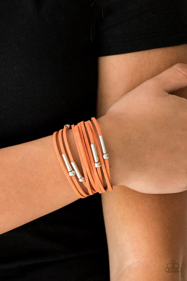 Paparazzi Accessories Bracelets Back To BACKPACKER Orange Bracelet Jewelry by Bretta Paparazzi Accessories Bracelets Back To BACKPACKER Orange Bracelet Jewelry by Bretta