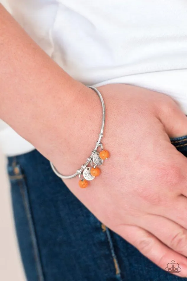Paparazzi Accessories Bracelets Totally Tahoe Orange Bracelet Jewelry by Bretta