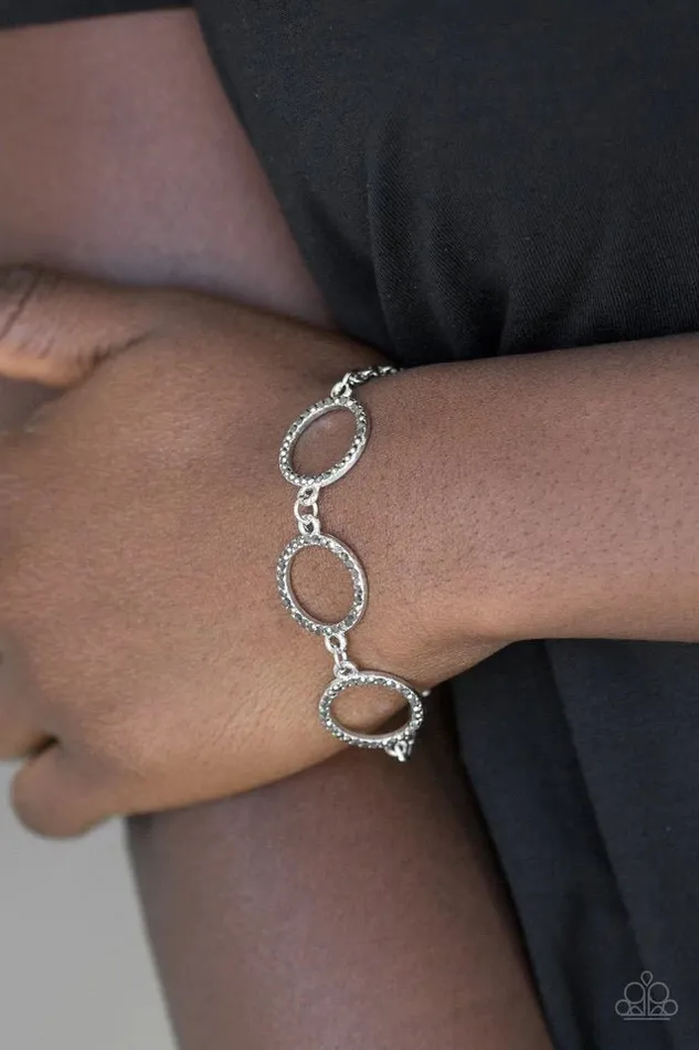 Paparazzi Accessories Dress The Part Silver Bracelet Jewelry by Bretta Bracelets Paparazzi Accessories Dress The Part Silver Bracelet Jewelry by Bretta Bracelets