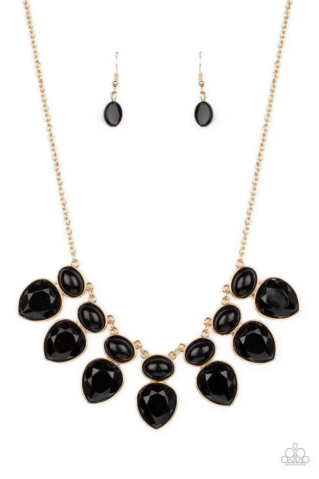 Paparazzi Accessories Necklaces Modern Masquerade Black Necklace Jewelry by Bretta