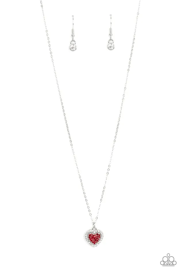 Paparazzi Accessories Necklaces My Heart Goes Out To You Red Necklace Jewelry by Bretta