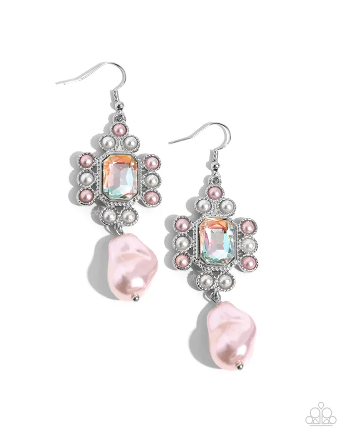 Paparazzi Accessories Raving Review Pink Earrings Jewelry by Bretta Earrings