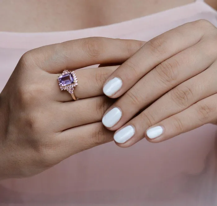 278 Ct Pink Amethyst Sapphire Solid 14k Yellow Gold Ring Jewelry YoTreasure Rings 278 Ct Pink Amethyst Sapphire Solid 14k Yellow Gold Ring Jewelry YoTreasure Rings