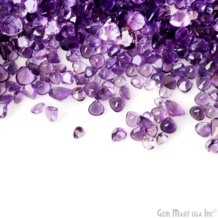 Amethyst Heart Gemstone 612mm 100 Carats 100 Natural Faceted Loose Gems February Birthstone GemMartUSA Necklaces Amethyst Heart Gemstone 612mm 100 Carats 100 Natural Faceted Loose Gems February Birthstone GemMartUSA Necklaces