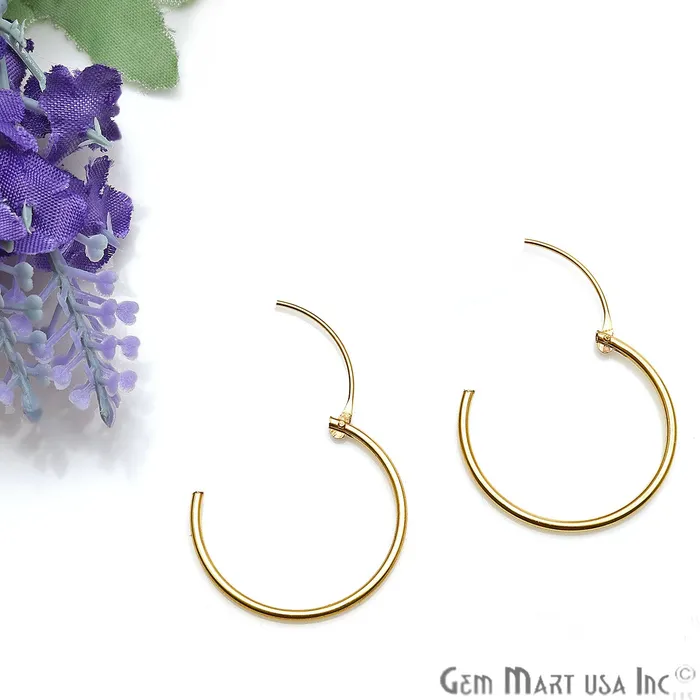 DIY Gold Plated Wire Finding Hoop Earring Pick Hoop Size GemmartUSA Earrings DIY Gold Plated Wire Finding Hoop Earring Pick Hoop Size GemmartUSA Earrings