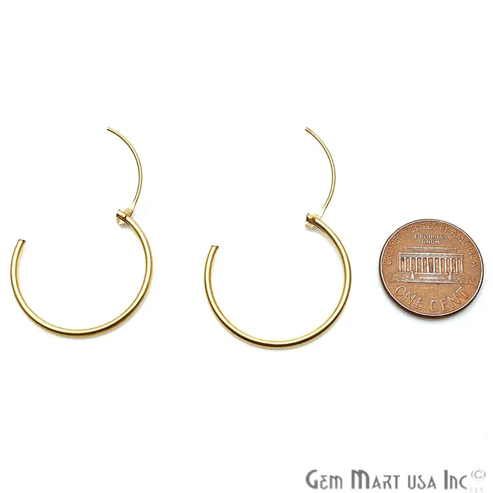 DIY Gold Plated Wire Finding Hoop Earring Pick Hoop Size GemmartUSA Earrings DIY Gold Plated Wire Finding Hoop Earring Pick Hoop Size GemmartUSA Earrings