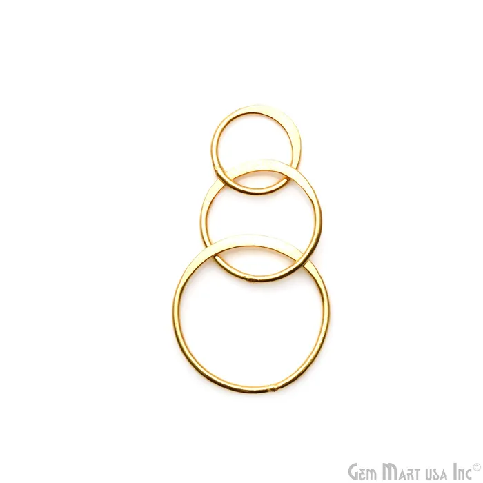 Earrings GemMartUSA Round Hoop 48x24mm Dangle Gold Plated Earring Finding Earrings GemMartUSA Round Hoop 48x24mm Dangle Gold Plated Earring Finding