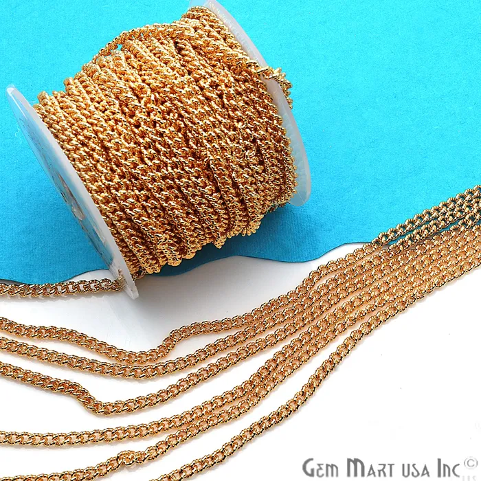 GemmartUSA PreStyled Sets Gold Plated Rope Soldered Station Rosary Chain