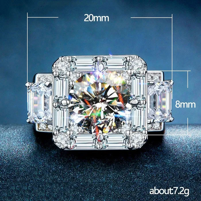 Iced Out Ring Mens Iced Out Rings Womens Iced Out Ring Iced Out Rings UK Baguette Ring Lab Diamonds London Rings