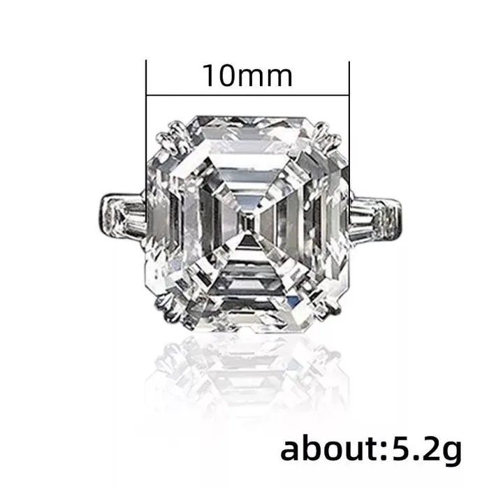 Minx London Rings Asscher Diamond Ring Vintage Diamond Ring Emerald Diamond Ring Womens Engagement Ring Asscher Ring Womens Wedding Ring Ring